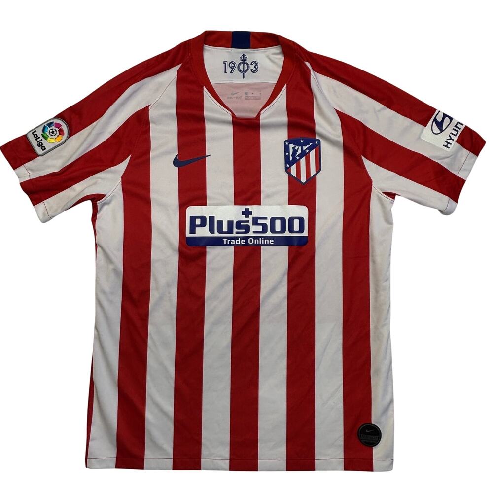 Atletico Madrid Football Shirt Jersey 2019/20 Large Nike Home Football Soccer